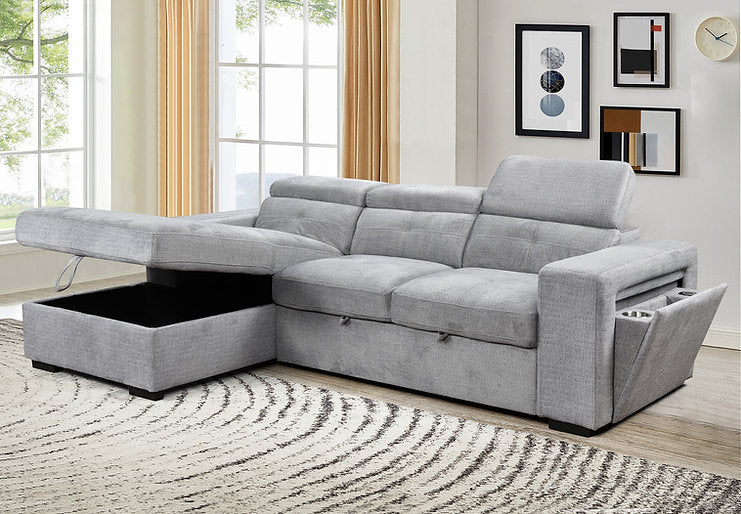 LHF Sofabed Sectional - IF 9080 - Royal Living Furniture