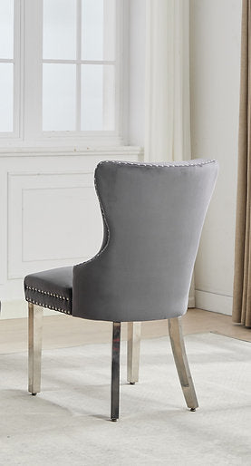 Dining Chair Grey - C 1245 - Royal Living Furniture