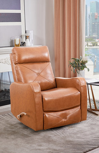 Recliner Chair Brown Leather - IF 6331 - Royal Living Furniture