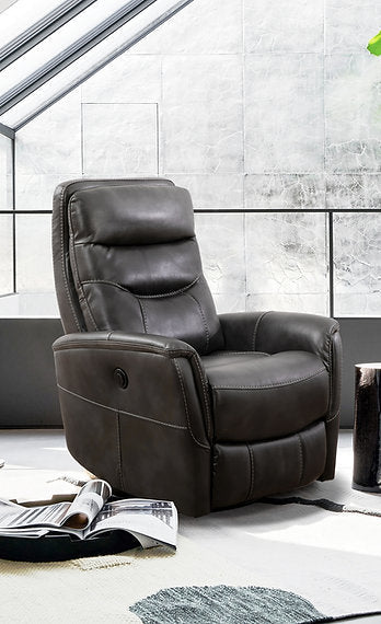 Power Recliner Chair - Grey IF 6302 - Royal Living Furniture