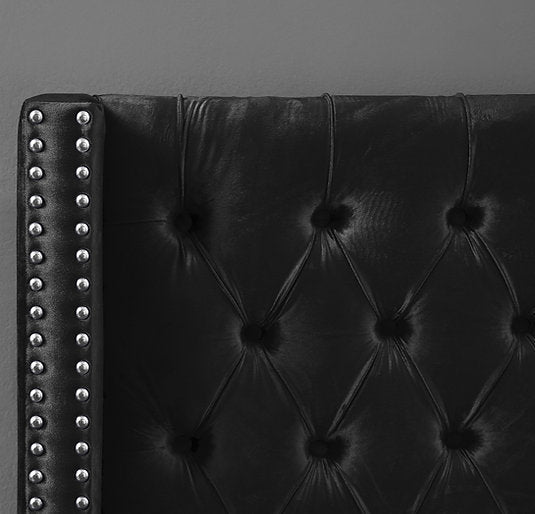 Bed Black-IF 5893 - Royal Living Furniture