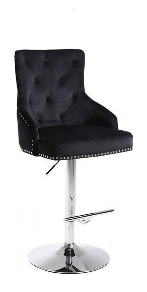Grey Velvet Bar Stool - ST-6020-6021 - Royal Living Furniture