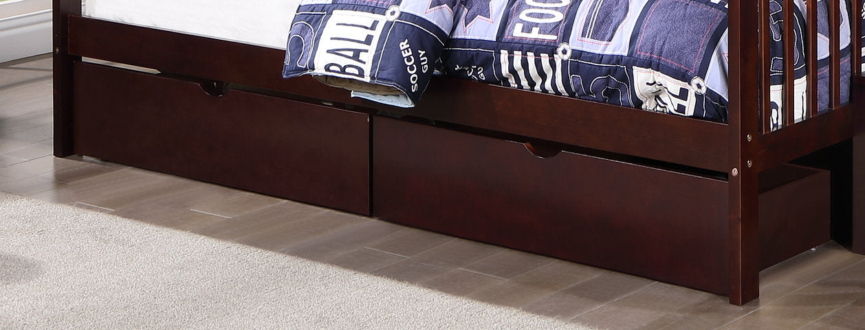 Bunk Bed Espresso - B 1890 - Royal Living Furniture
