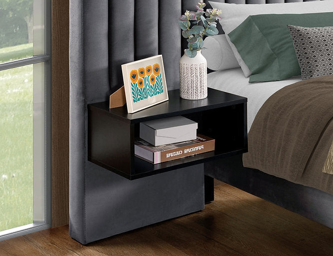Bed Grey-IF 5560 - Royal Living Furniture