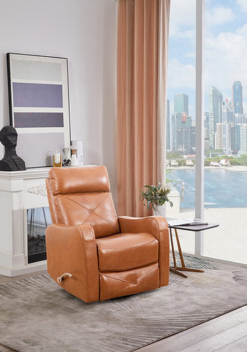 Recliner Chair Brown Leather - IF 6331 - Royal Living Furniture