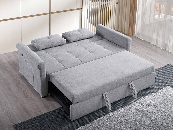 Sofabed Large Grey Fabric - IF 9046 - Royal Living Furniture