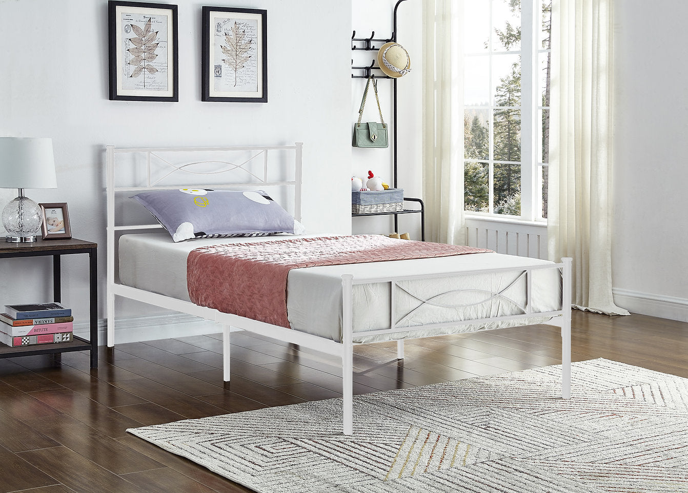 Bed Black-IF154B - Royal Living Furniture