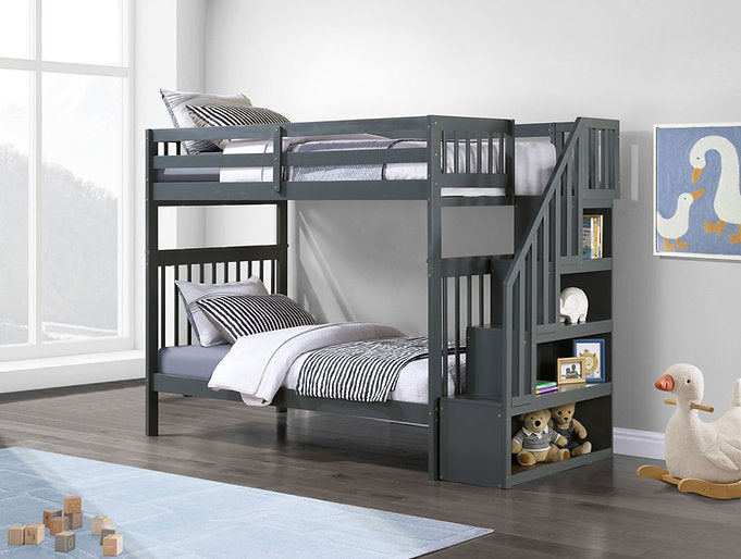 Bunk Bed Grey-B 1846 - Royal Living Furniture