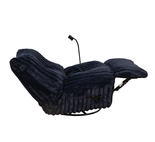 Recliner Chair with Cell Phone Holder - Blue IF 6306 - Royal Living Furniture