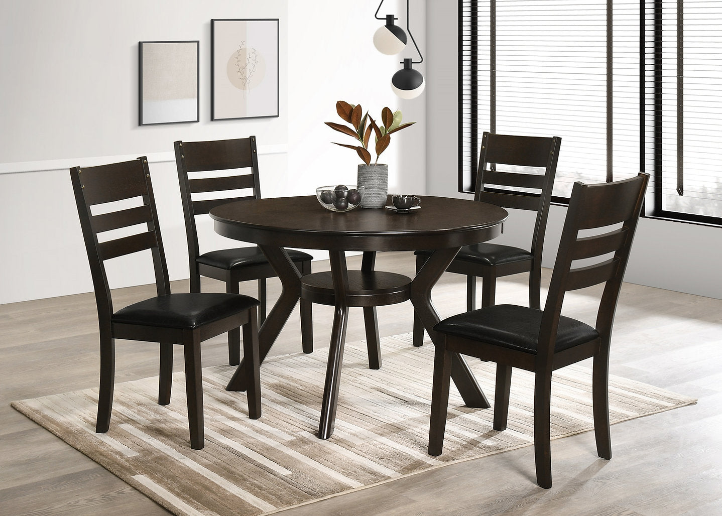 Dining Set - T 1085 - C 1091 - Royal Living Furniture