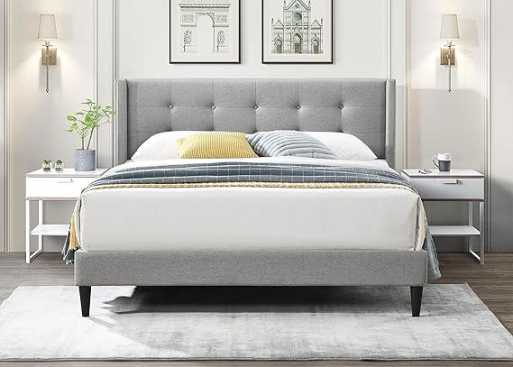 Button Tufted Bed - IF 5270 - Royal Living Furniture