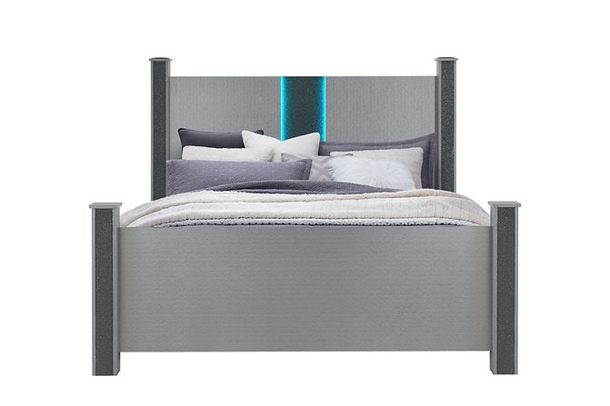 Logan-Silver Bedroom Set - Royal Living Furniture