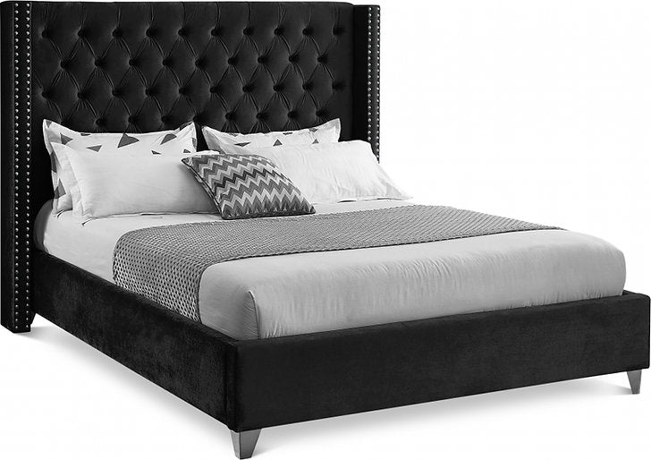 Bed Black-IF 5893 - Royal Living Furniture