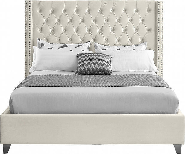 Bed Creme Beige-IF 5892 - Royal Living Furniture