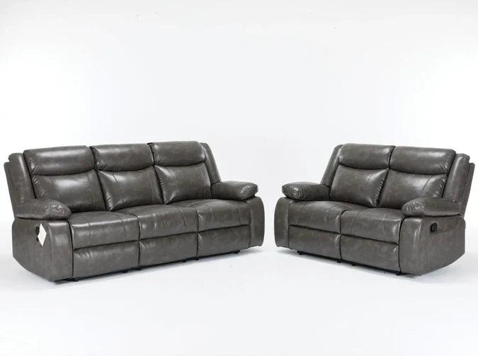 Salem - Manual Recilner Sofa and Loveseat Set - Royal Living Furniture
